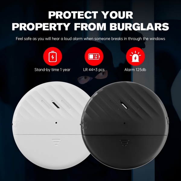 Ultra-Thin High-Sensitivity Vibration Alarm with Long Standby Time for Worry-Free Use