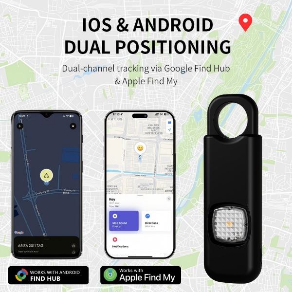 Personal Safety Alarm and Smart Anti-Loss Tracker in One