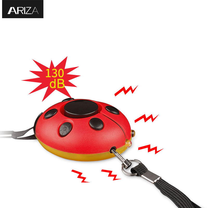 Kid Security Alarm
 130DB Safety Emergency Personal Alarm KeyChain Ladybug-Shaped Siren Voice Self Defense Keyring with LED Light,Security Lovely alarm for Women/Kids/Elderly Protection – Ariza