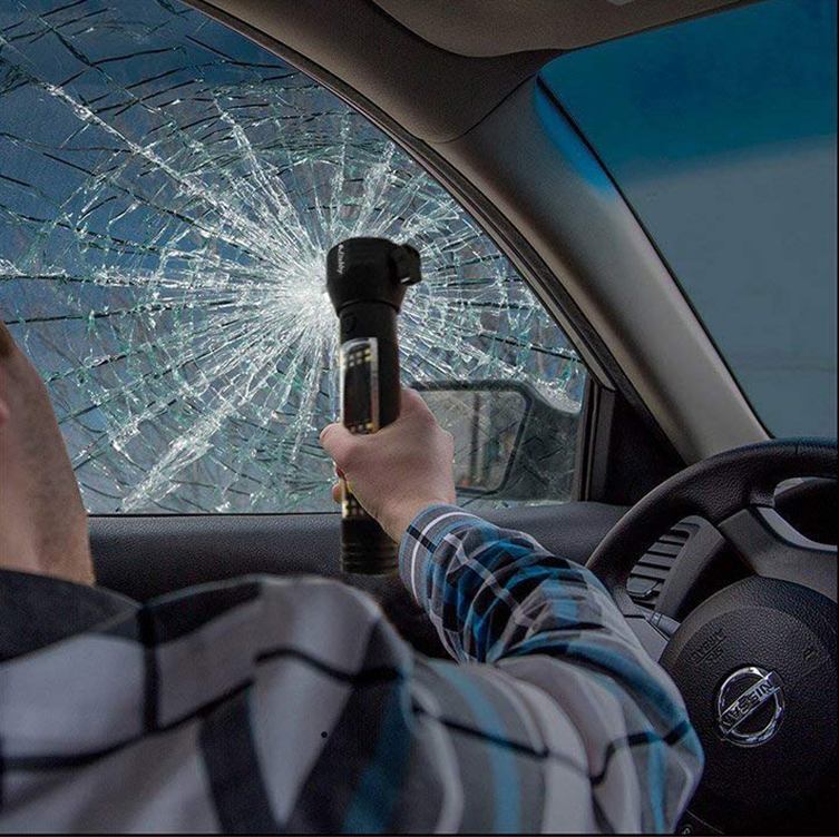 Barking Dog Alarm Security Alarm
 Multifunction Mini Car Emergency Rescue Hammer Tool Safety Escape Hammer Window Glass Breaker Pouch Seat Belt Cutter solar power rechargeable LED flashlight power ...