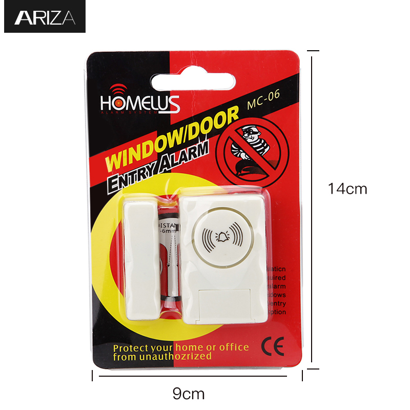 High reputation Duress Alarm For Elderly -
 Door Windows Alarm for DIY Home Security Protection Anti-Theft Burglar Alert 115 DB Alarm Systems – Ariza