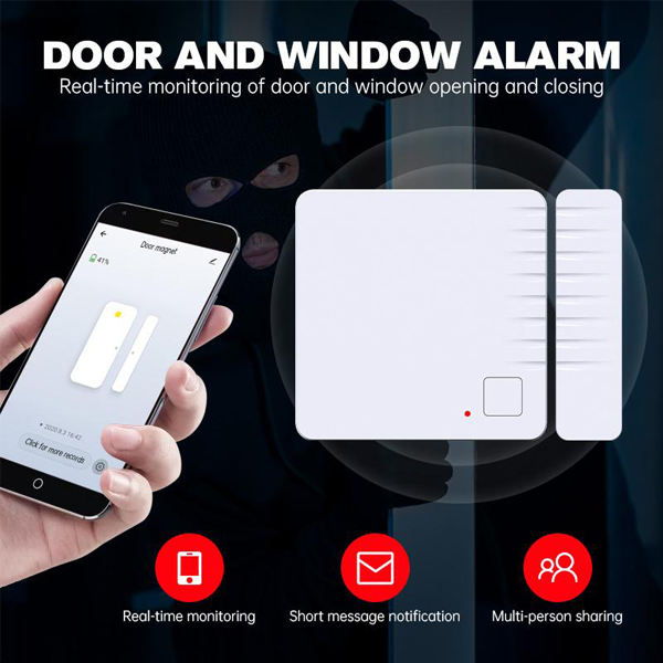 Slim Door and Window Detector: Security Hidden in Your Door Frame – Travel Far Without Worry