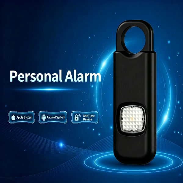 Super Alarm with Dual Intelligent Positioning System for All-Day Personal Safety Protection